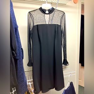 Black cocktail dress